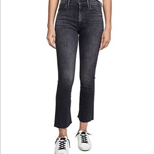 Mother denim hustler ankle fray